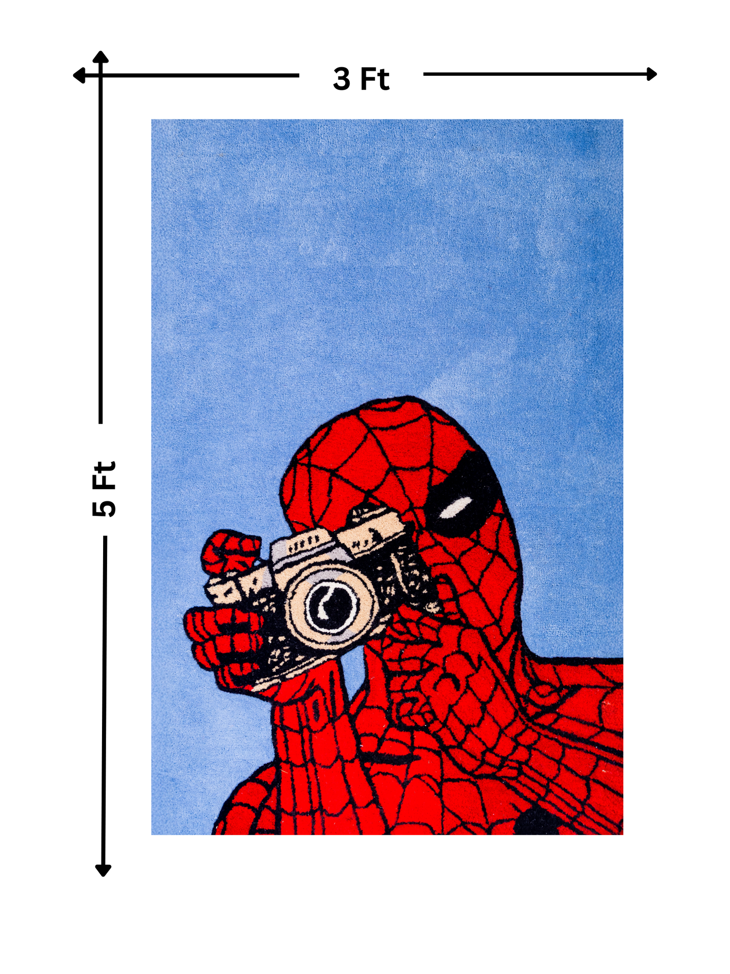SPIDERMAN CAMERA RUG (HT-0046)