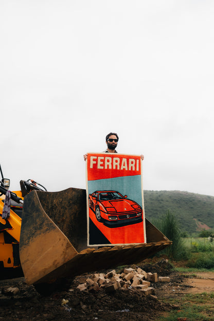 Red Ferari RUG ( HT-0627)