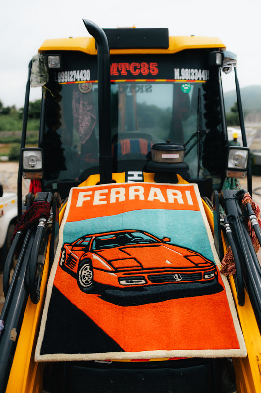 Red Ferari RUG ( HT-0627)