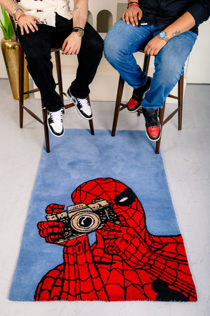 SPIDERMAN CAMERA RUG (HT-0046)